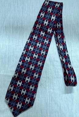 Lot of 5 Assorted Men's Silk Neckties: Metropolitan Museum of Art, Roundtree & Y